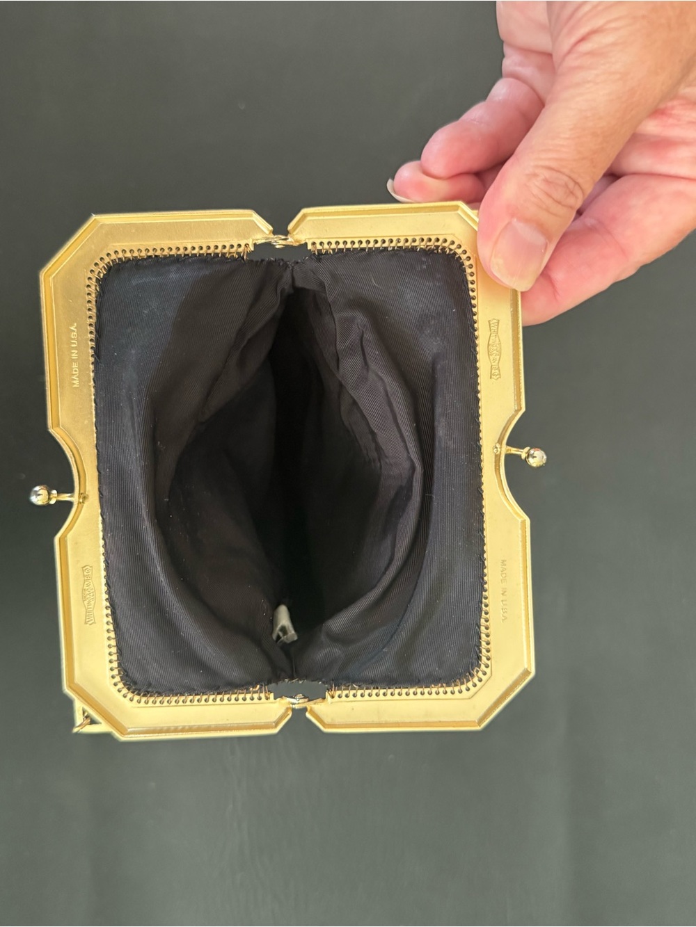 Vintage Fancy Evening Bag LOT: Black Slinky + Pink Beaded - Picture 6 of 11